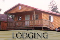 Lodging cabins and camping at Lac Seul's Golden Eagle Resort Inc.